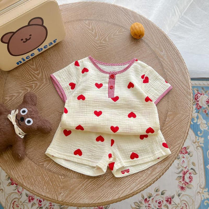 Thin Suit Cotton Yarn Suit Infant Children Household