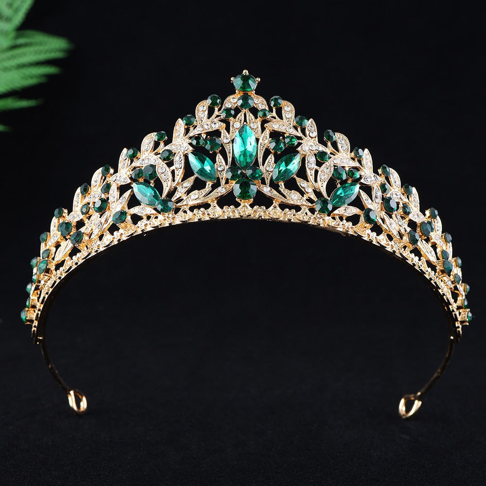 Alloy Rhinestone Princess Birthday Crown Photo Studio Hair Accessory