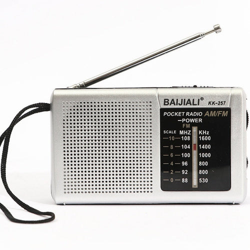 Dual-band Vintage Design Portable Mini Radio