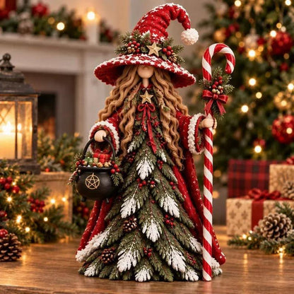 Witch Figurines Christmas Table Decorations