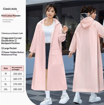 Heavy-Rainproof One-Piece Raincoat For Electric Bicycles