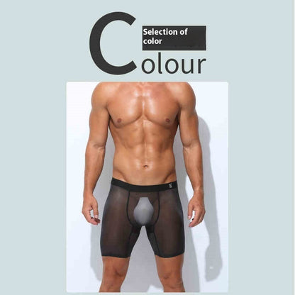 Plus Size Ice Mesh Sports Underwear