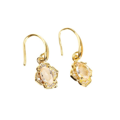 Micro-inlaid Crystal Zircon Inlaid Three-piece Set