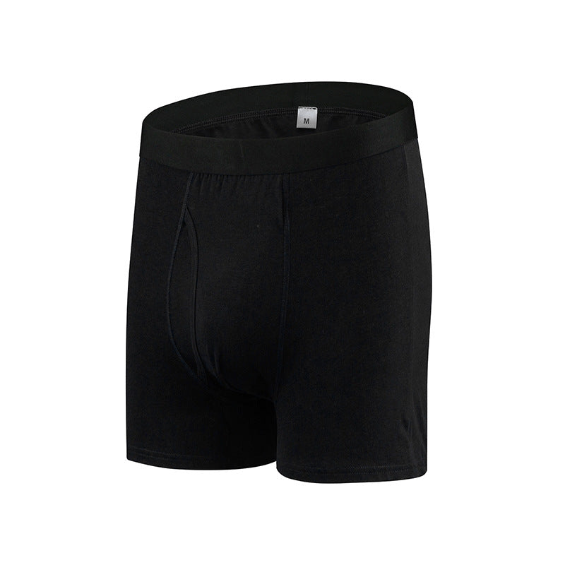 Mens Large-Size Cotton Boxer Briefs