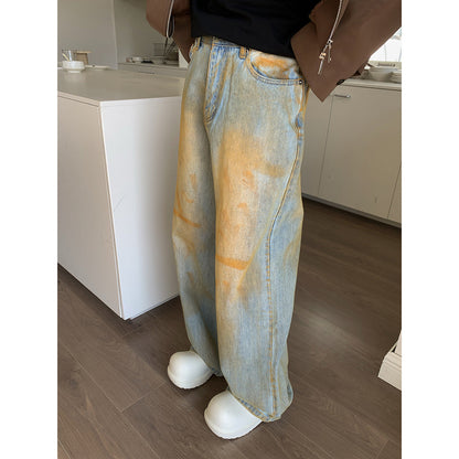Fashion Wash Gradient Jeans For Men