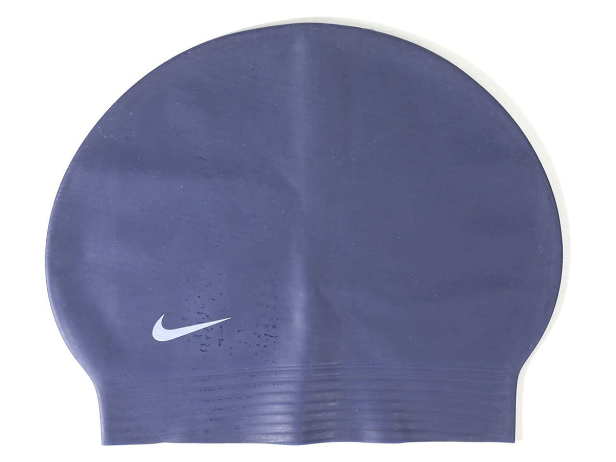 Nike Flat Latex Swim Cap-Midnight Navy