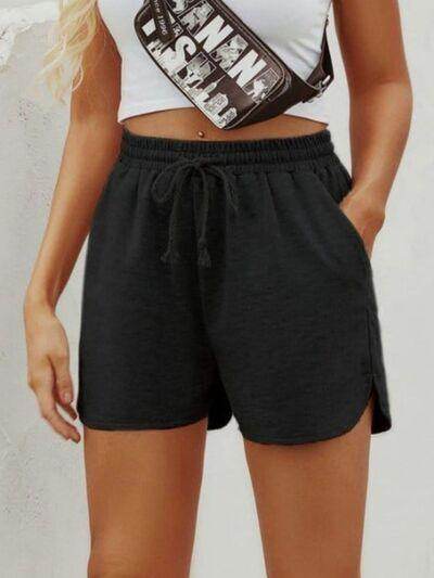 Comfortable Drawstring Shorts with Pockets for Women