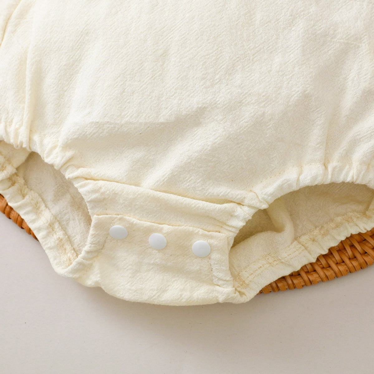 Infant Toddler Towel Embroidery Lace Shoulder Strap Rompers Jumpsuit