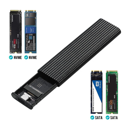 Dual Protocol SSD Universal Hard Disk Enclosure