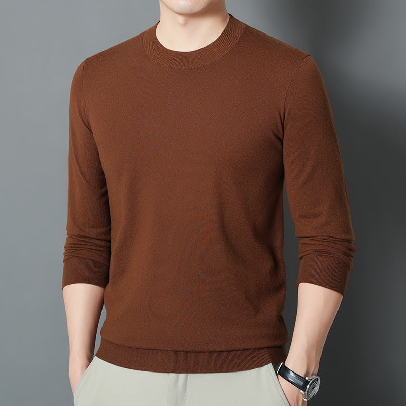Pullover Solid-color Thermal Base Layer