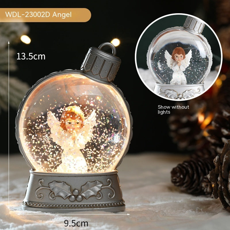 Christmas LED Flame Light Home Decor