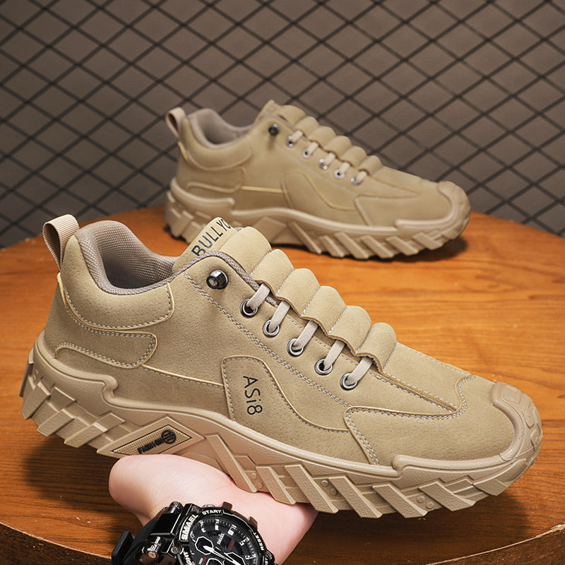 2026 New Arrival Premium Men's Platform Skate Shoes, Non-Slip Wear-Resistant Versatile Casual Athletic Work Shoes
