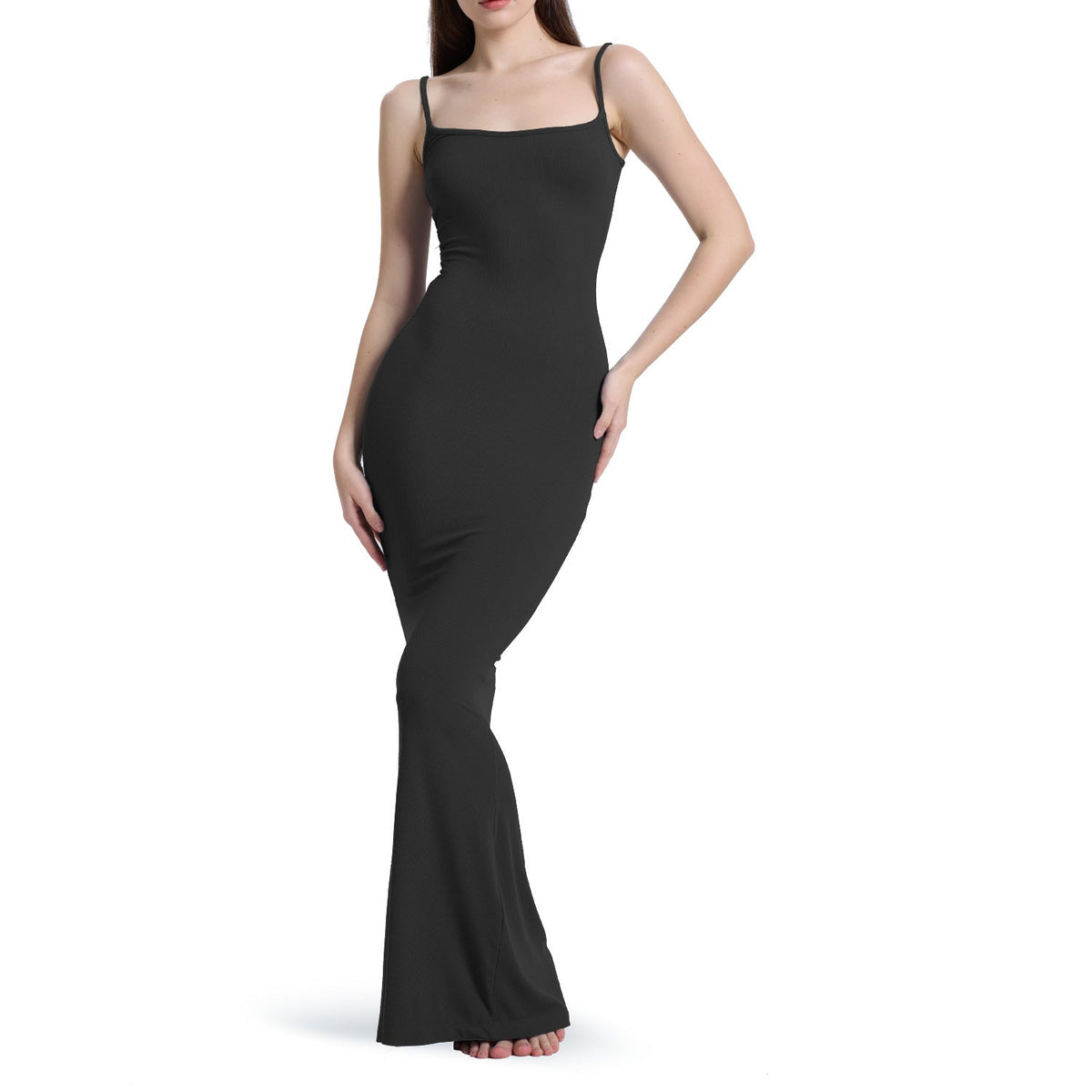 Sexy Casual Bodycon A-line Slip Dress Sleeveless Maxi Skirt