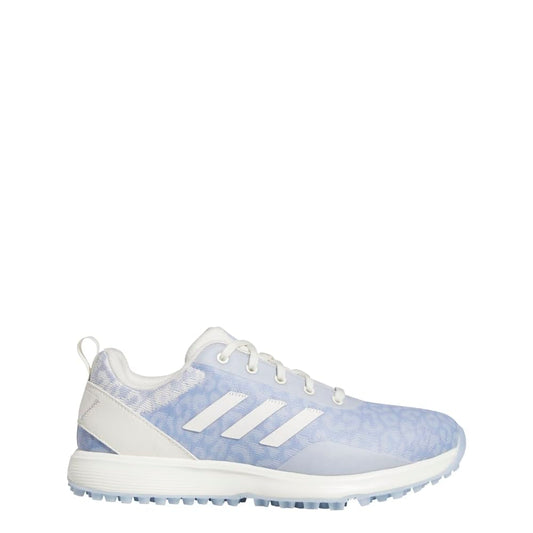 adidas Womens S2G Spikeless 23 Golf Shoes Blue Dawn/Chalk White/Chalk White 8