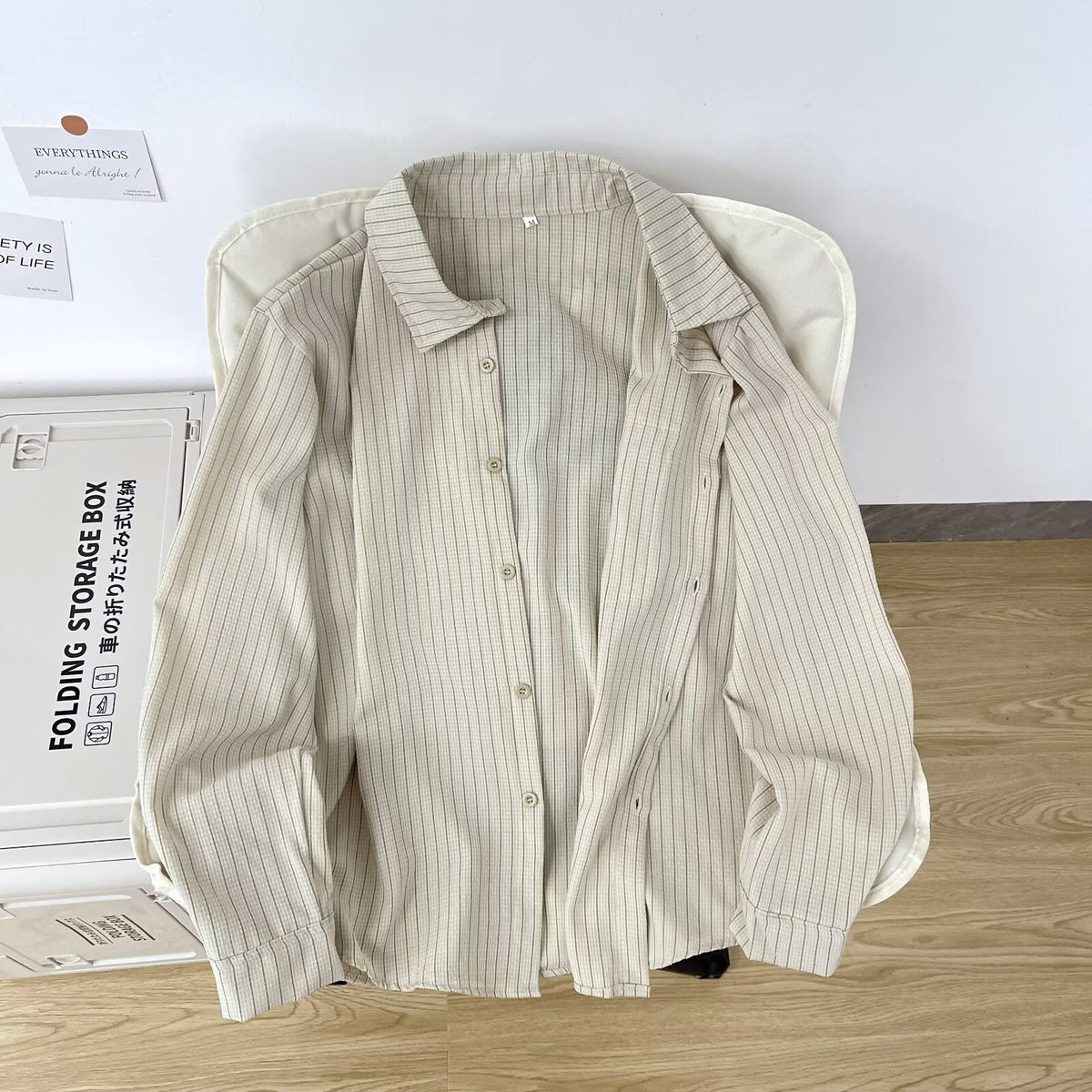 Retro Long-sleeve Shirt Jacket Men