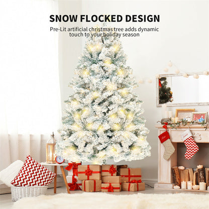 PVC Snow Christmas Tree Decor