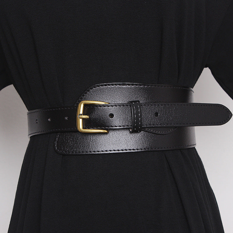 Irregular Women Leather All Match Belt Fashion