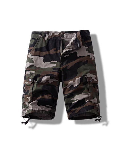Foreign Trade All-cotton Multi-pocket Work Shorts