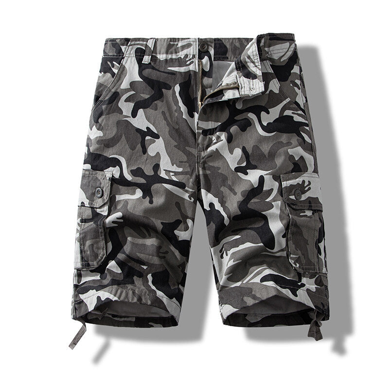 Foreign Trade All-cotton Multi-pocket Work Shorts
