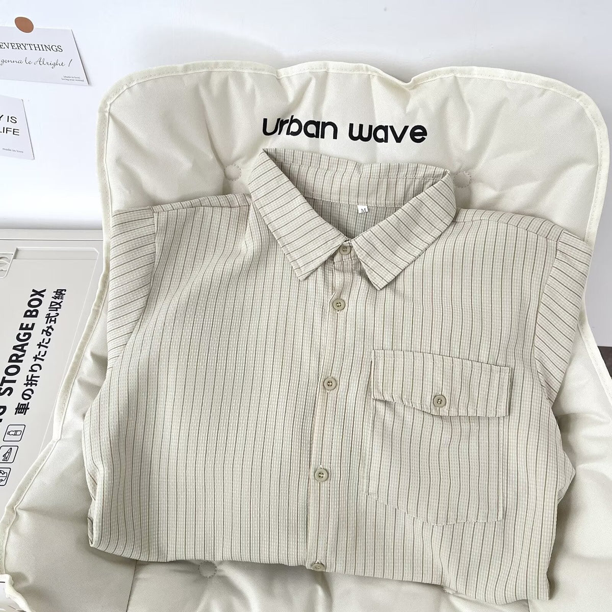 Retro Long-sleeve Shirt Jacket Men