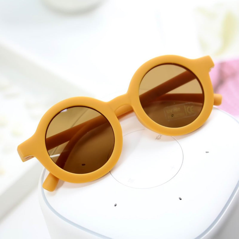 Children's Round Sunglasses Decorative Glasses UV Protection