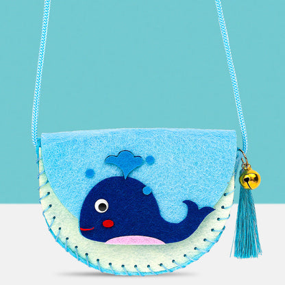 Cartoon Non-woven Bag Kindergarten Paste Material Package Educational Toys