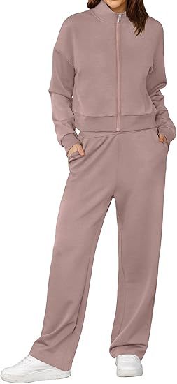 Sweatshirt Wide Leg Track Pants Sportswear