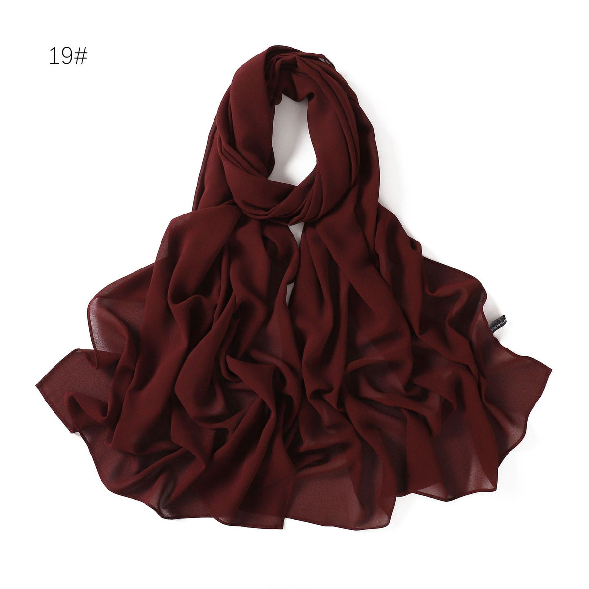 Soft Draping Solid-color Scarf For Women