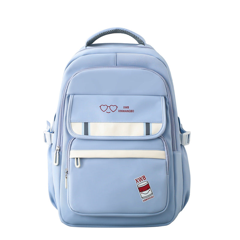 Korean Style Backpack Simple Good-looking Backpack Girls' Large Capacity
