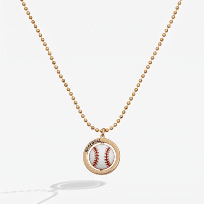 Football And Tennis Pendant Necklace For Women