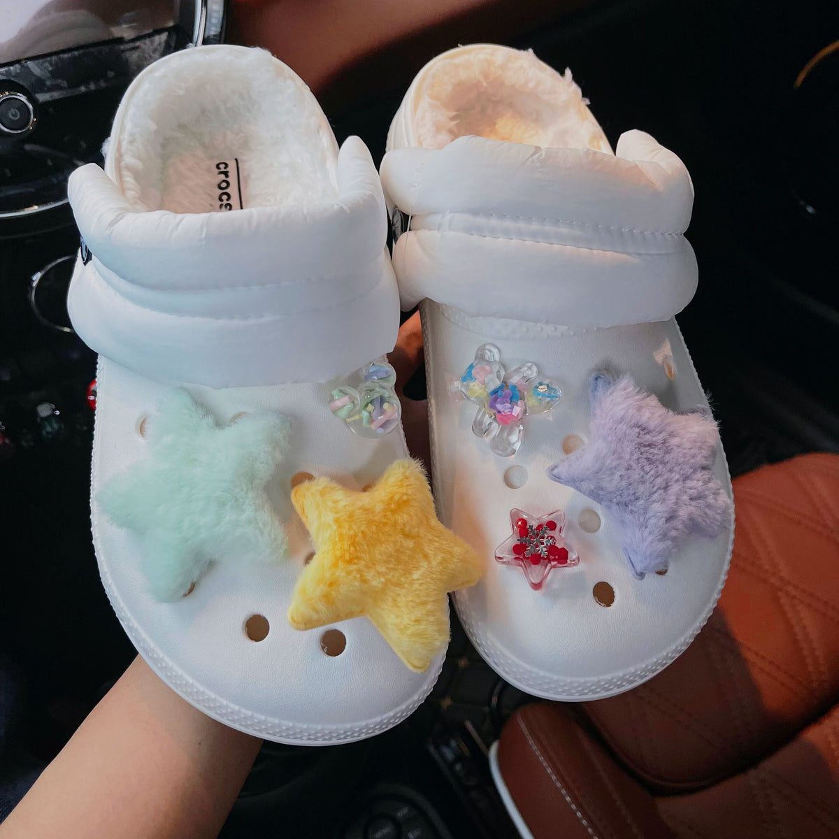 Plush Star Shoe Buckle Accessories