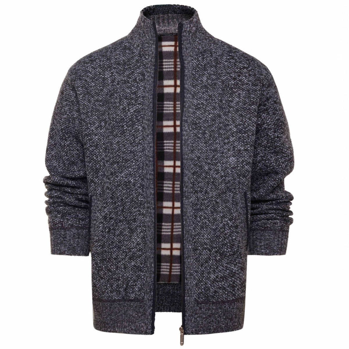 Slim-fit, Cropped Casual Sweater Jacket