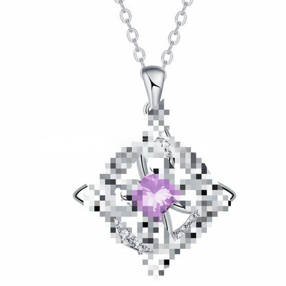 Mystical Birthstone Witches' Knot Necklace