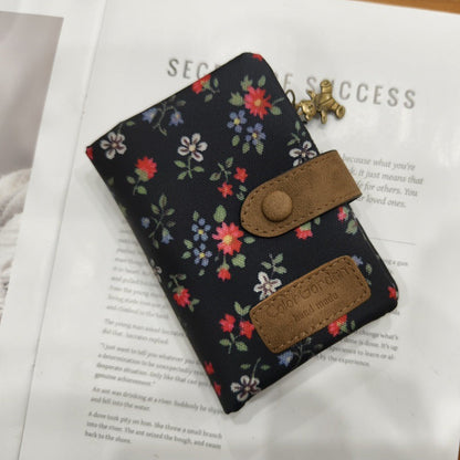 Multifunctional Tri-fold Fashion Multi-card-slot Printed Wallet