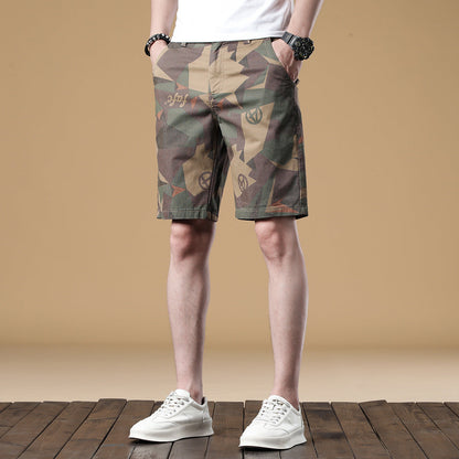 Stylish Camo Commuter Shorts For Men