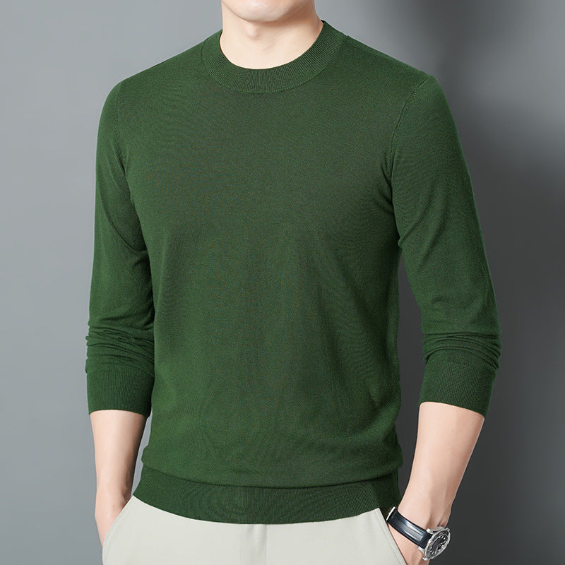 Pullover Solid-color Thermal Base Layer