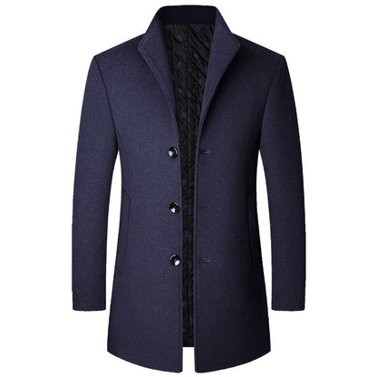 Autumn And Winter Casual Woolen Coat Men