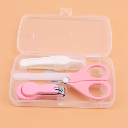 Baby Nail Clipper Four-Piece Set Baby Safety Infant Nail File Combo Set