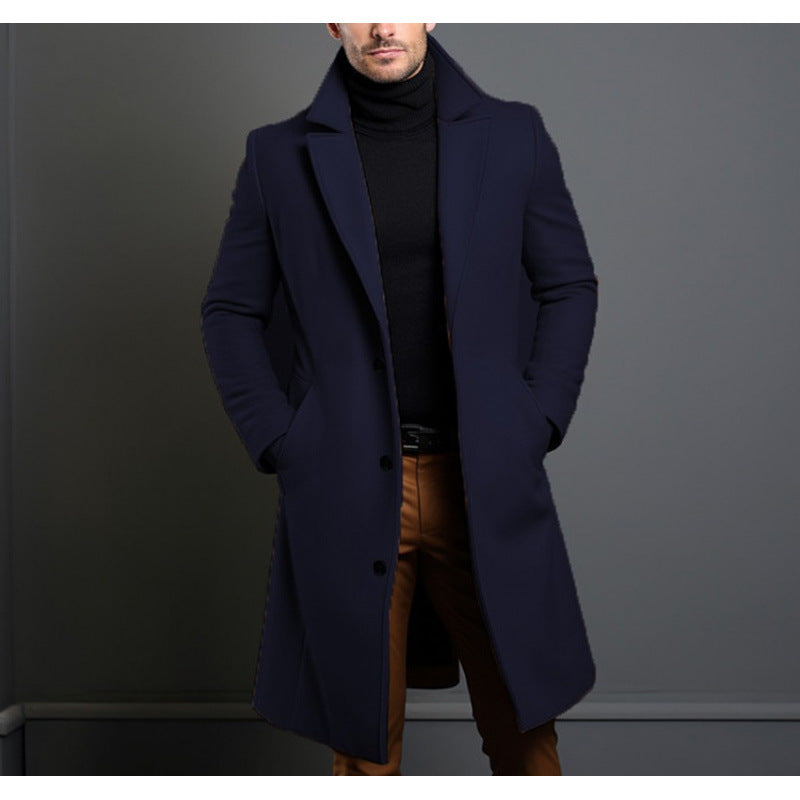 Men's Mid Length Trench Coat