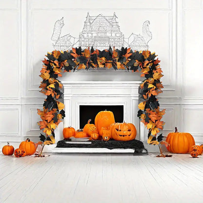 Artificial Halloween Pumpkin Vine Party Decorations