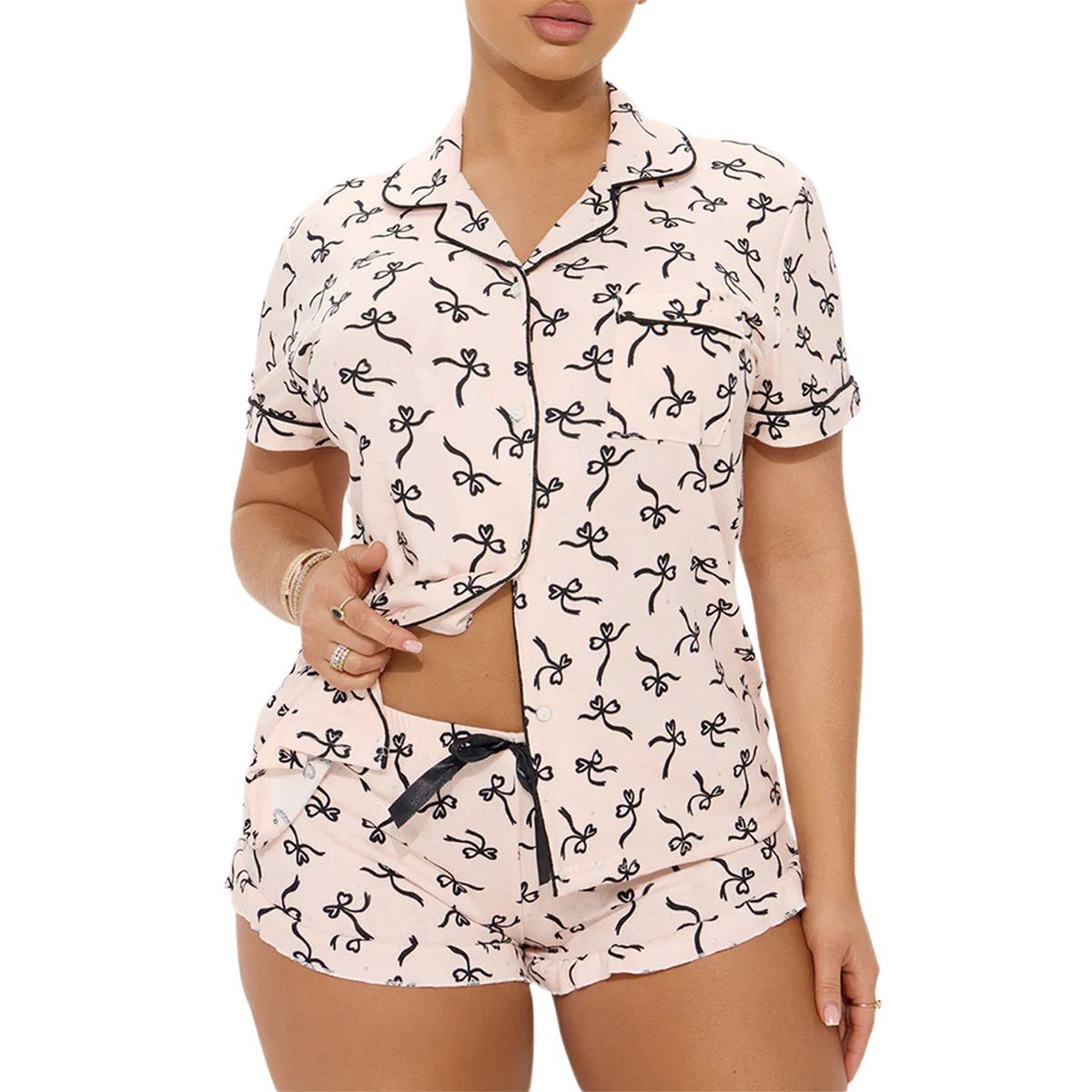 Womens Casual Loungewear Two-Piece Set