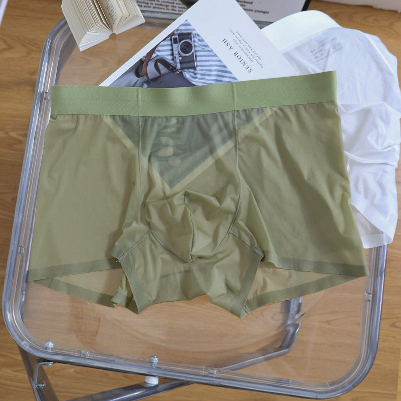 Transparent Sexy Boxer Briefs Mens Shorts