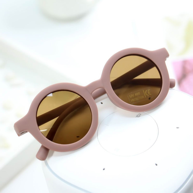 Children's Round Sunglasses Decorative Glasses UV Protection