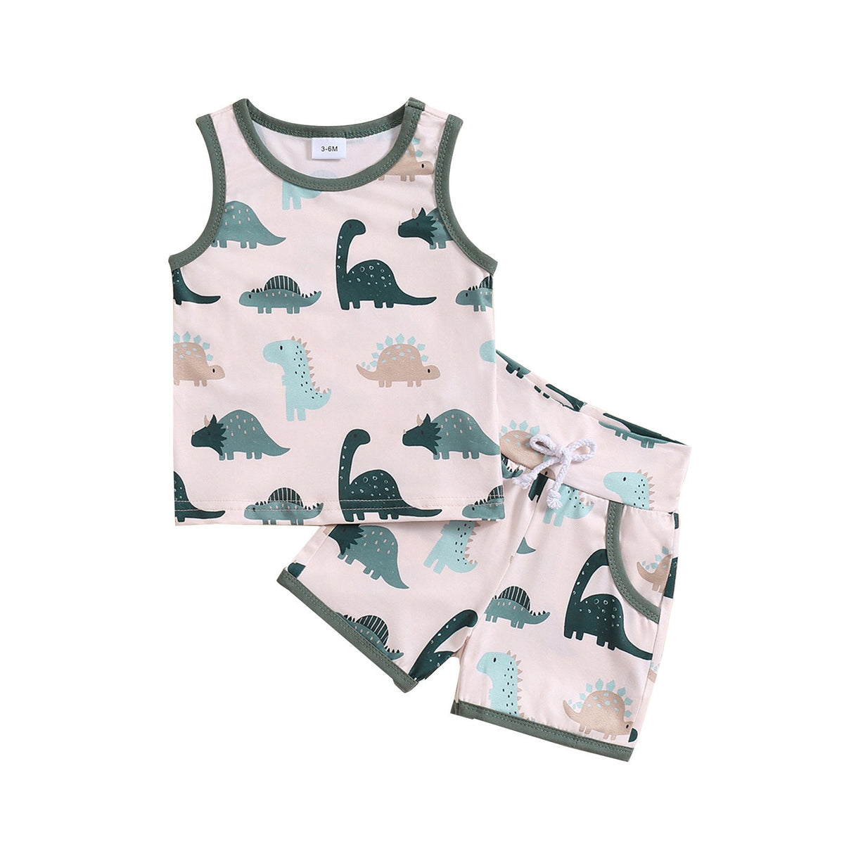 Boy Children Dinosaur Vest Suit