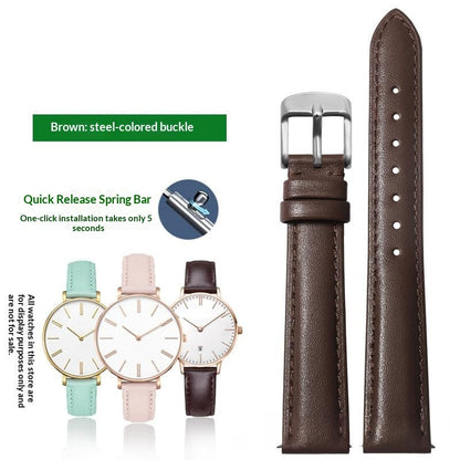 Full-grain Plain-weave Cowhide Compatible With Straps From Multiple Brands