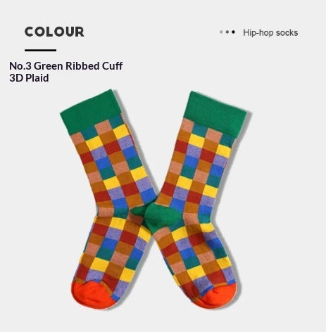 French Creative Socks Illustration Art Socks For Men And Women Couples