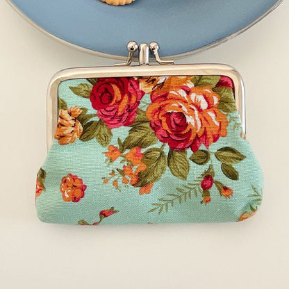 Retro Mini Canvas Coin Purse