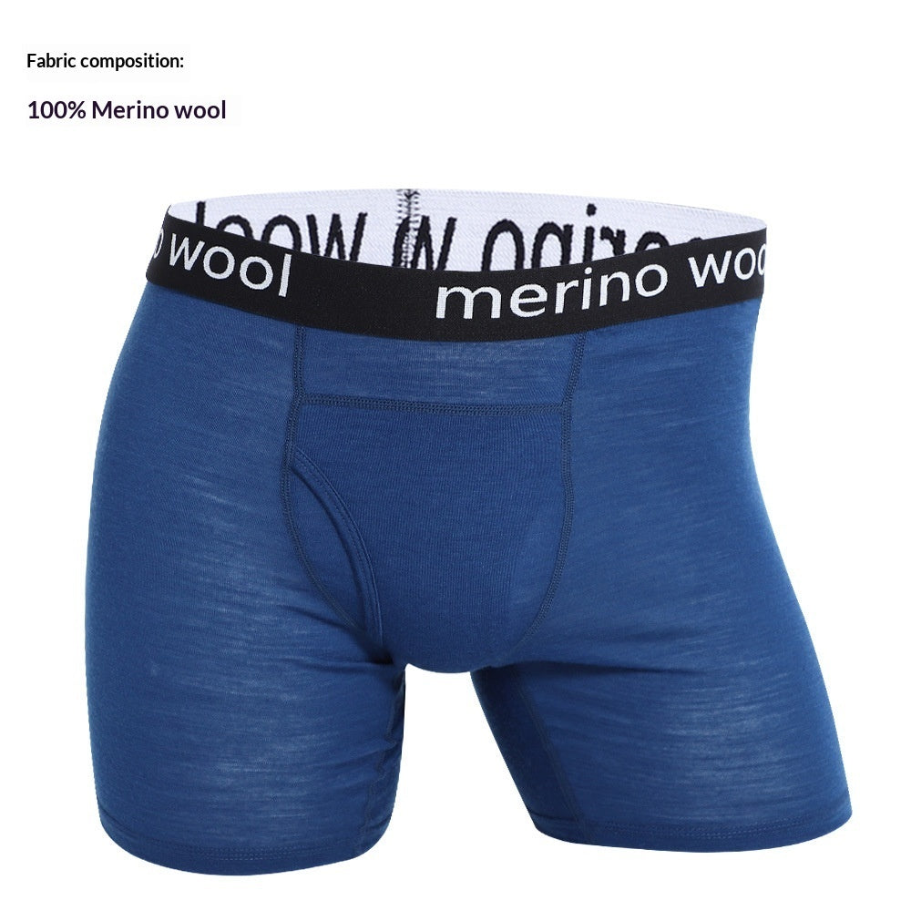 Mens Merino Wool Athletic Boxer Briefs