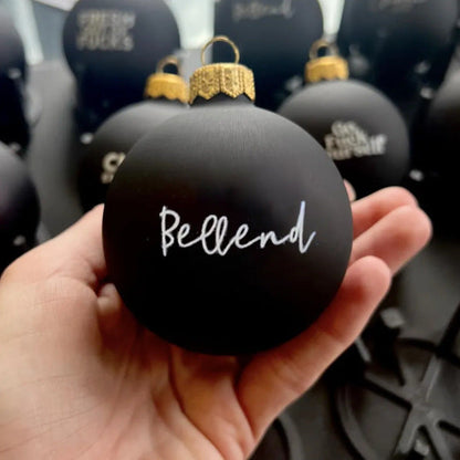 Funny Christmas Ornament Black Decorations