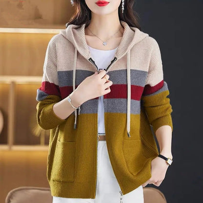 Korean-style Loose-fitting Plus-size Slimming Sweater Coat